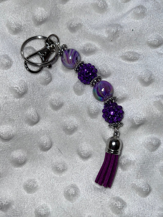 Beaded keychain