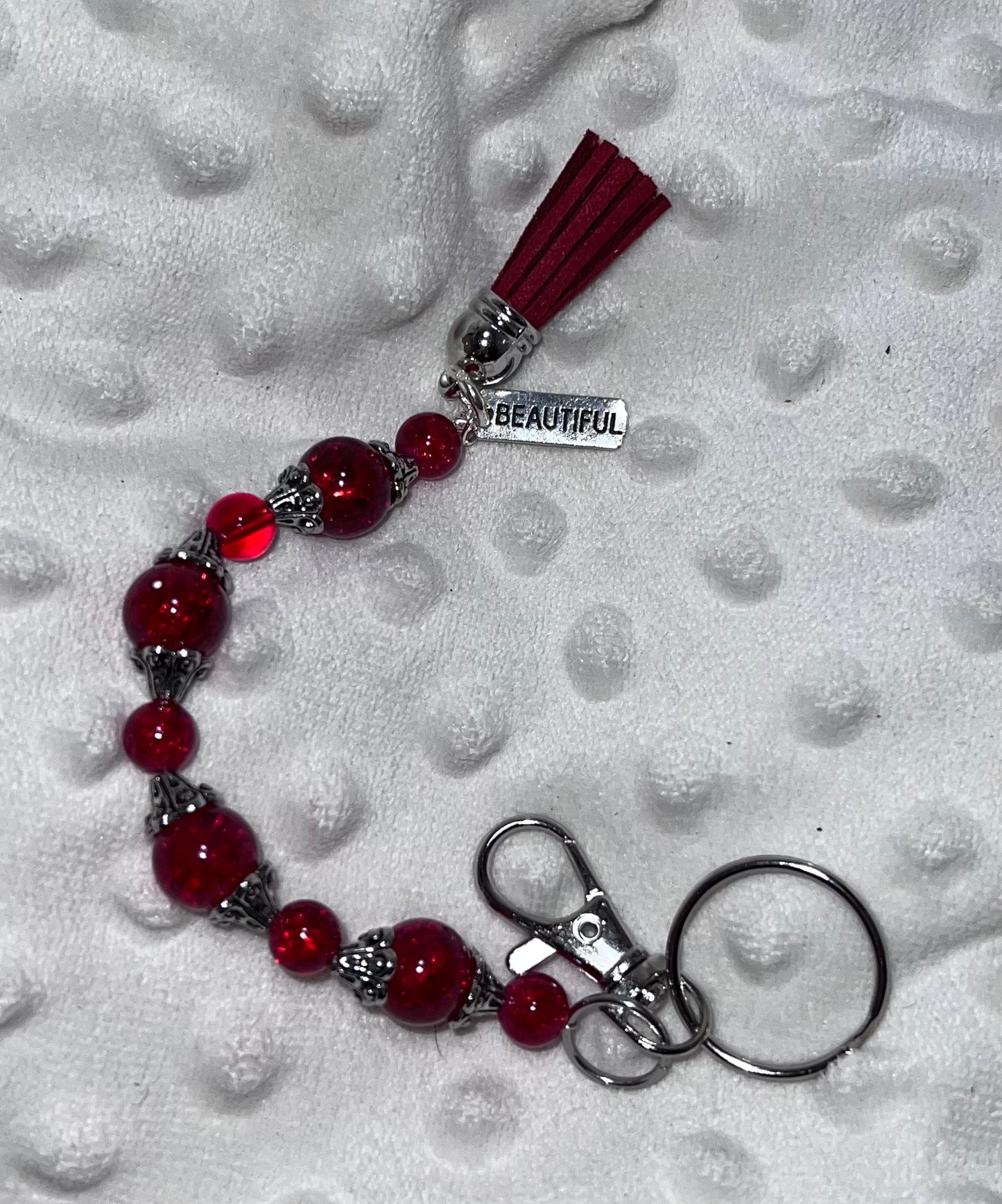 Beaded keychain