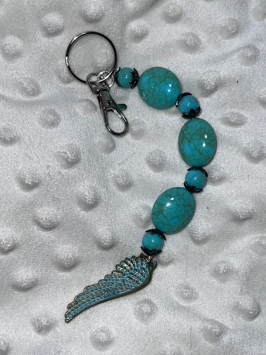 Beaded keychain